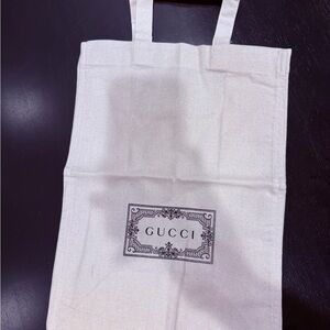 Gucci Ivory Canvas Tote